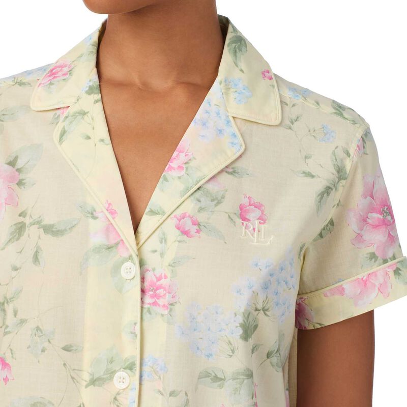 Lauren Ralph Lauren S/S Boxer PJ Set image number 2